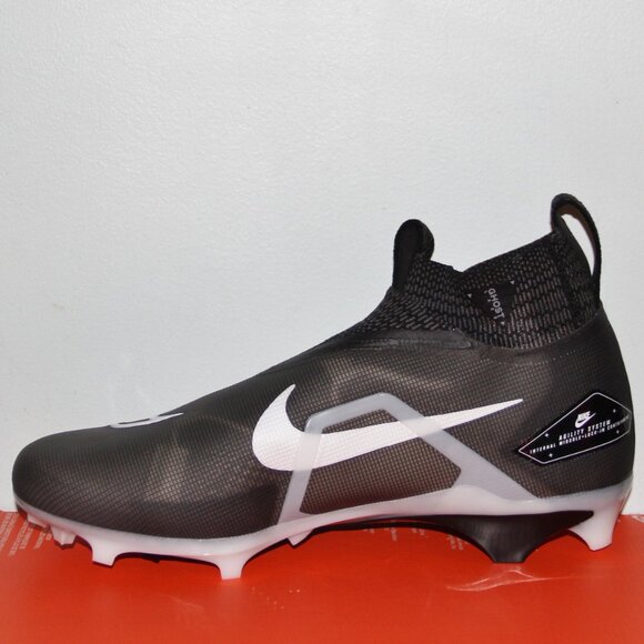 Nike Alpha Menace Elite 3 Football Cleats Mens 14 Black Grey White - Picture 3 of 6